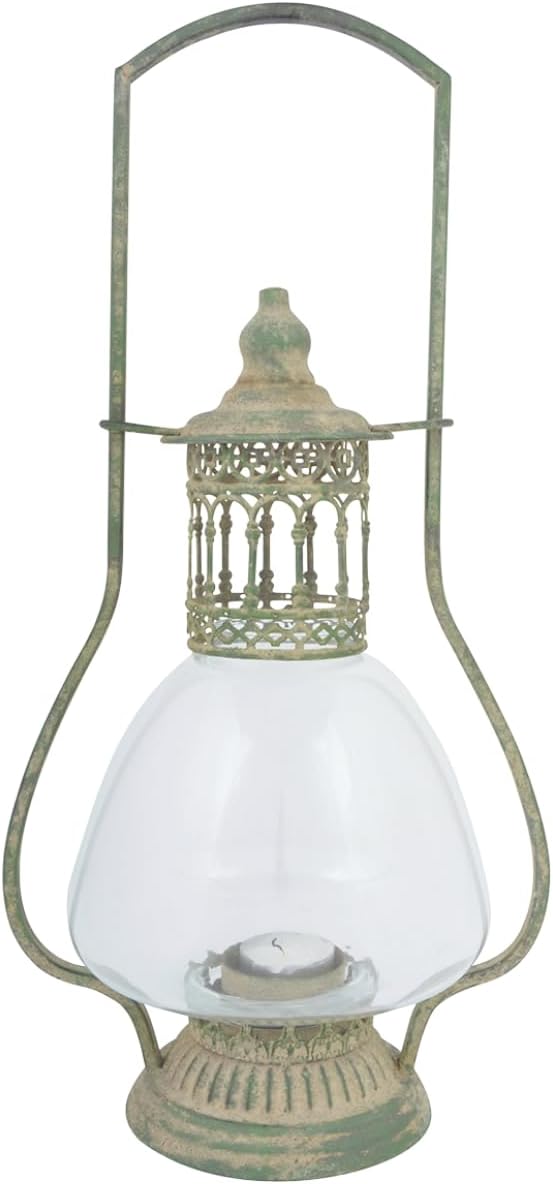 Esschert Design AM85 Aged Metal Green Lantern Assortment