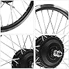 ZLM 36V/48V 250W E-Bike 26" Kit De Conversion De Roue Avant/Arrière avec Moteur De Vélo À LED Dispaly Conversion Kit De Vélo Electrique,48v Rear Motor #2