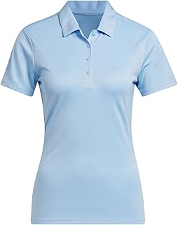 Damen Women's Solid Performance Short Sleeve Polo Shirt Poloshirt (kurzärmlig)
