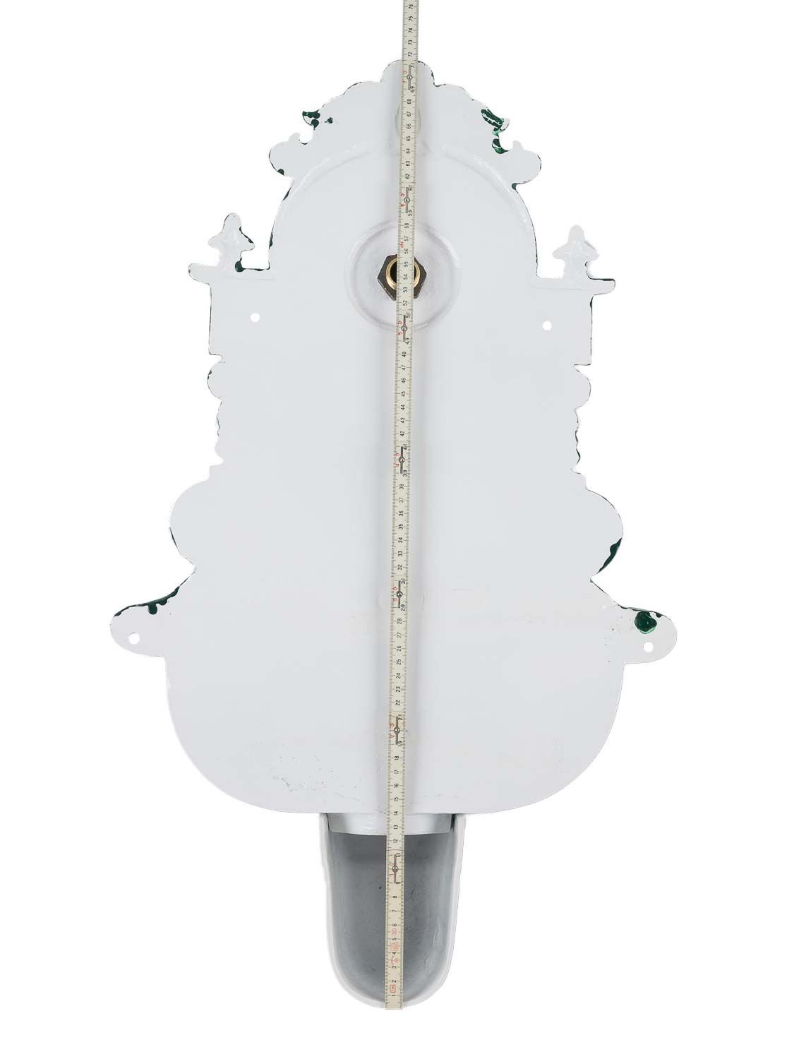 aubaho Lavandino Fontana Alluminio fontane a Muro 72 Centimetri in nostalgico Fontana