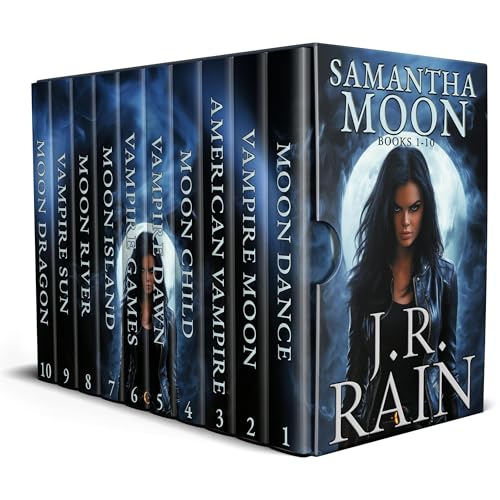 Samantha Moon: Books 1-10 Audiolibro Por J.R. Rain arte de portada