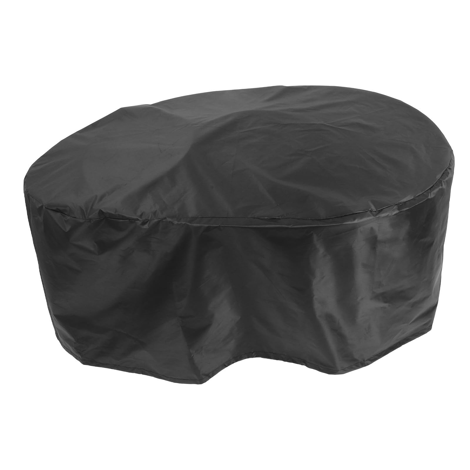 Cubierta Protectora Negra 420d Recubrimiento Plateado para Patio