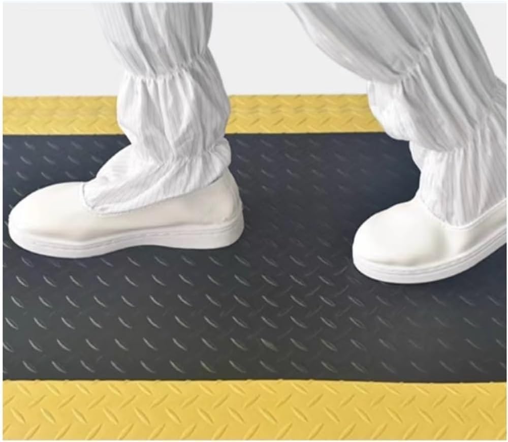 JIUYUEYA Tapis Anti-Fatigue en Vinyle Robuste en éponge de 20 mm d'épaisseur, sans Danger for Le soudage, résistant à la Graisse et à l'huile, Tapis de qualité Industrielle (Size : 90x150CM)