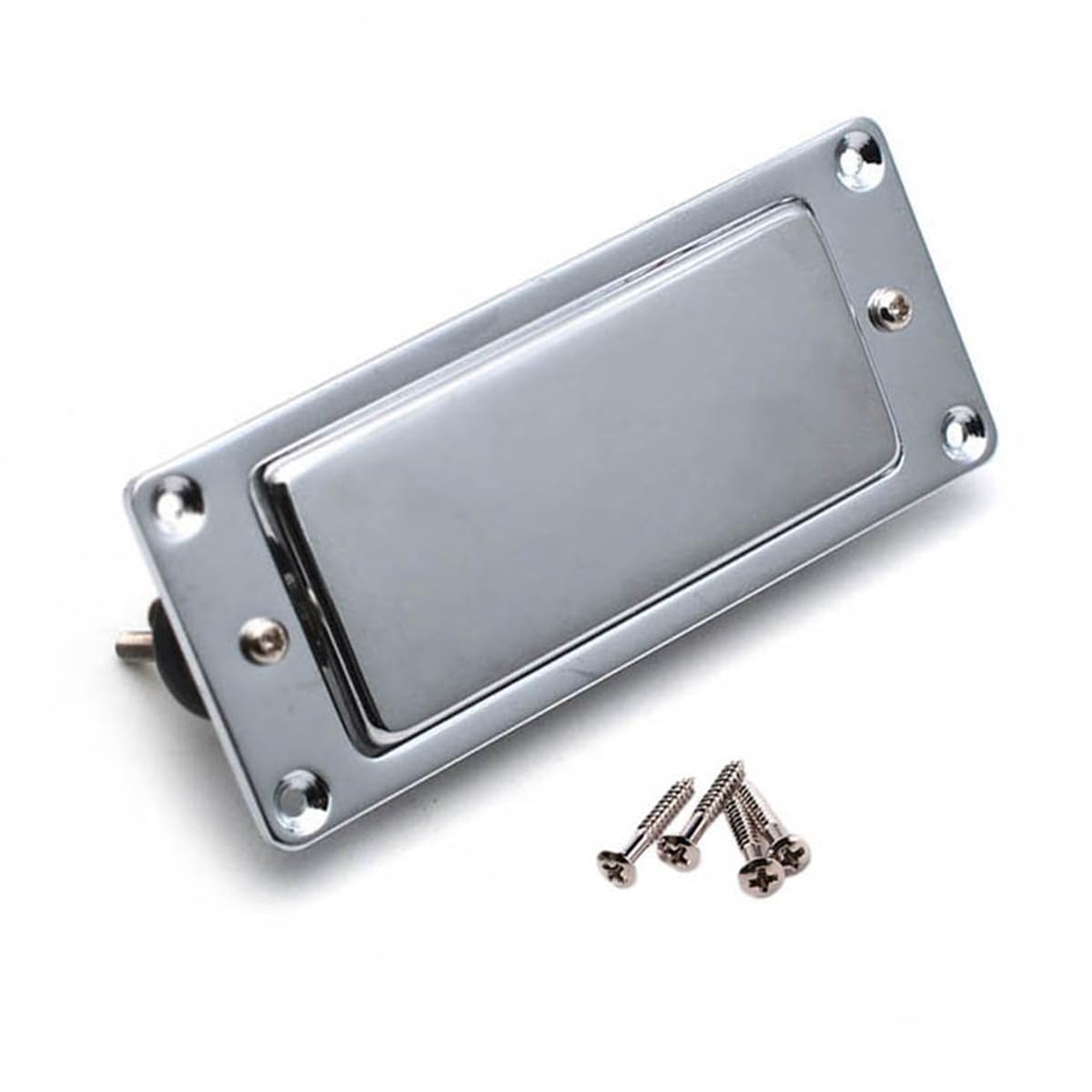 RuiJOTWAT Mini Humbucker LP Guitar Neck Bridge Pickup for Les Paul Echo Organ, Cigar Box Guitar-Chrome - Image 2