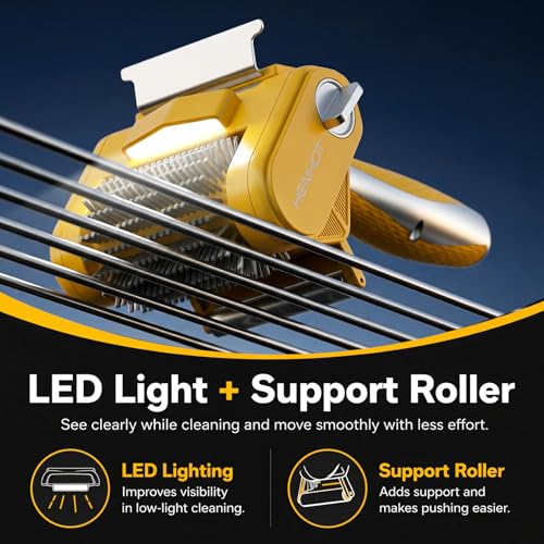 3-in-1 Electric Grill Brush with Support Roller for Effortless Cleaning - image 7