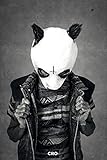 Cro - Outlines B&W - Carlo Waibel Musik Panda +5 Rap Pop Poster Plakat Druck - Größe cm