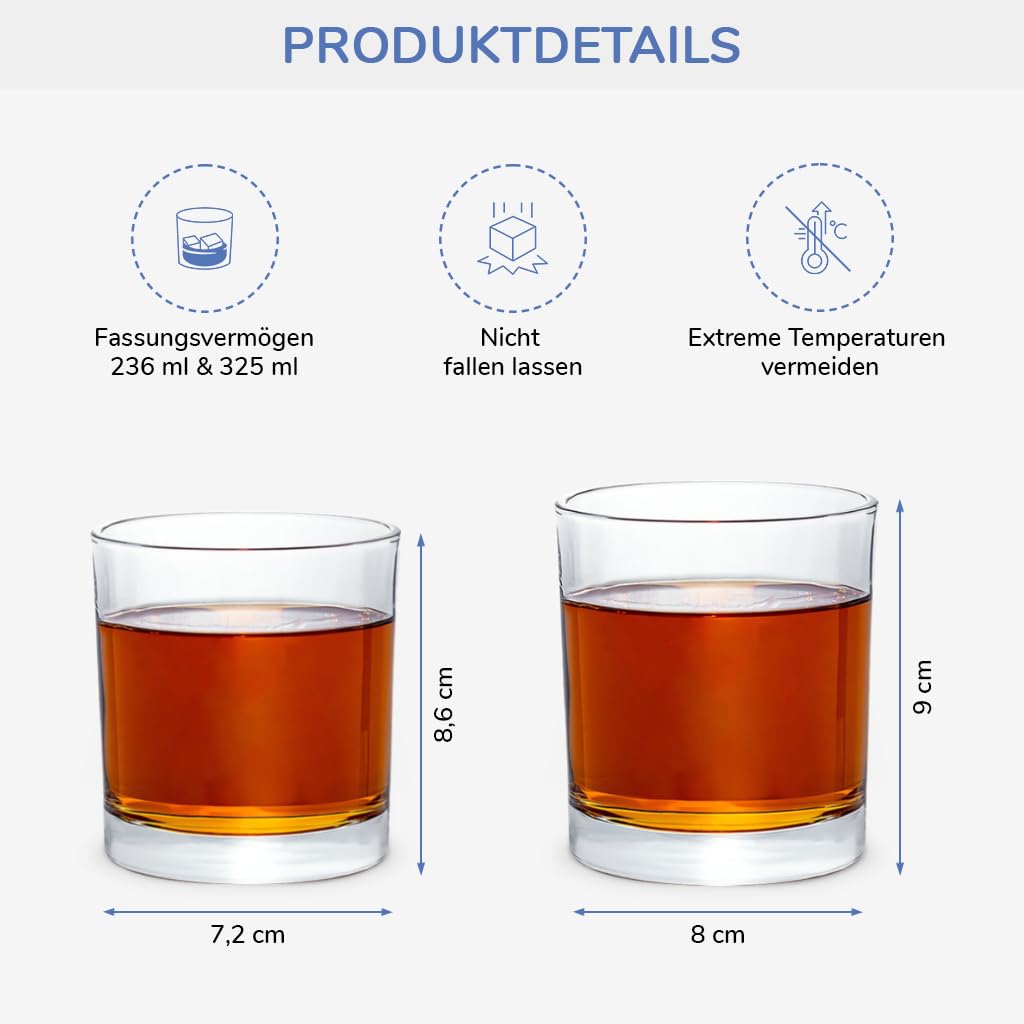 Personalisiertes Whiskyglas Freunde - Einmal Bruder Immer Bruder - whiskyglas mit gravur, whiskey glas personalisiert, whisky geschenke für männer, männer geburtstag (Modell #1)