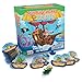 Mystery Island Pirates - Tile Game, by Outset Media, A Wild & Wacky Race for Treasure, Build Your Own Game, Two Games in One Box, Perfect for Family Game Night & Children, for 2-6 Players, Ages 5+