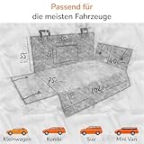 Upgrade4cars Kofferraumschutz Hund mit Ladekantenschutz Wasserdicht & rutschfest | Auto Hundedecke Kofferraum