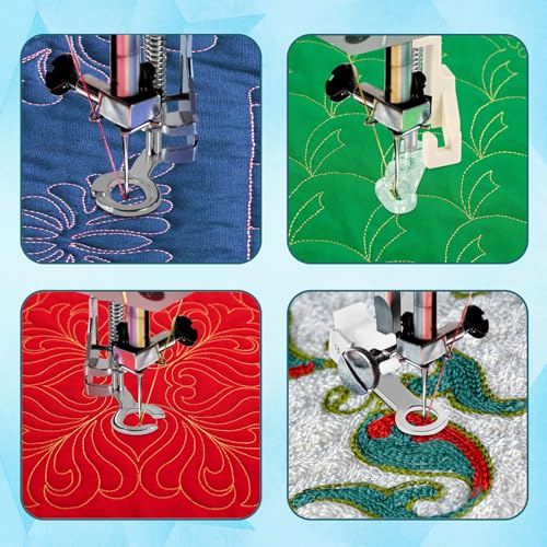Juego de 4 Pies para Máquina de Coser miniatura 4
