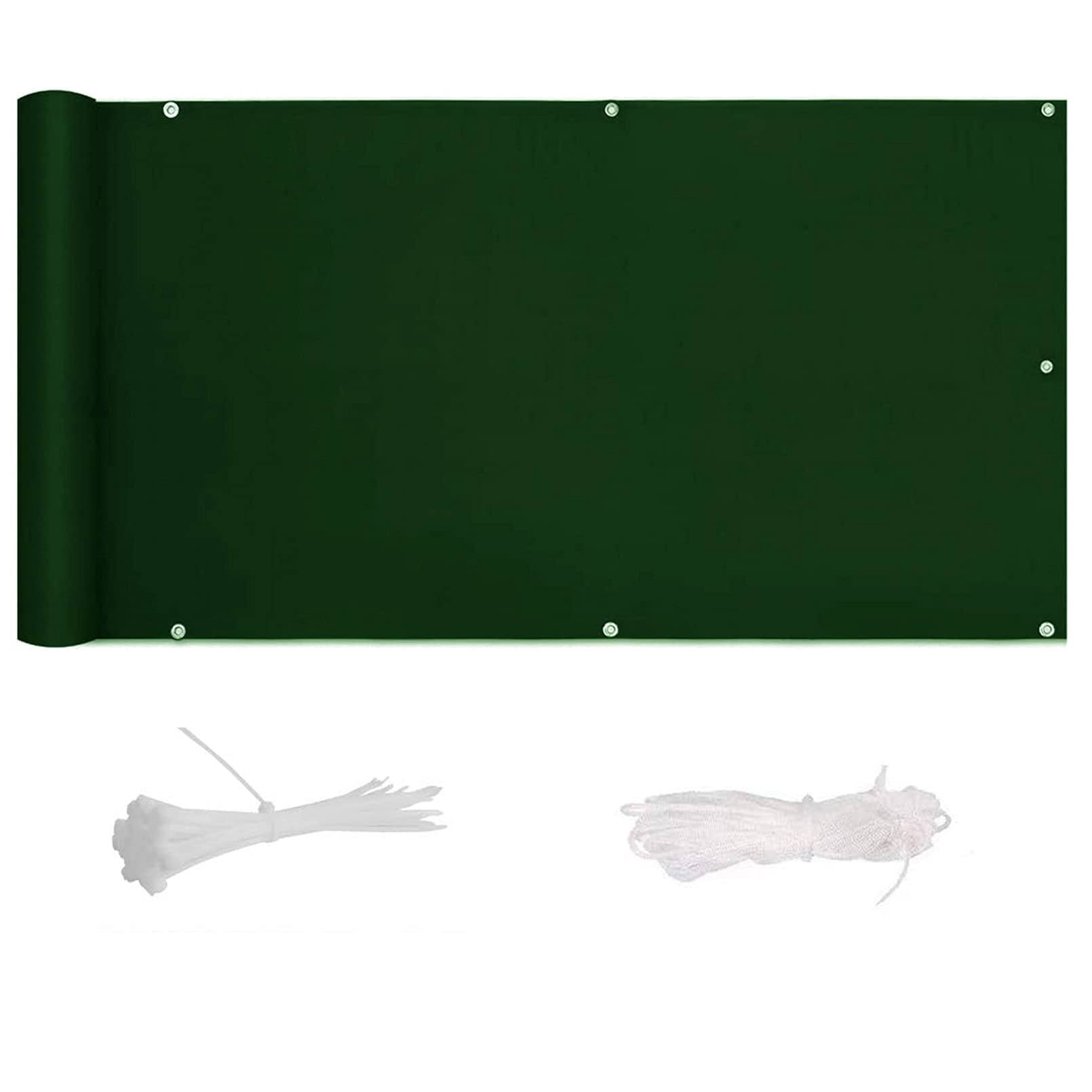 GLDYTVF 8.5m Dark Green Weatherproof for Patio Fence Sunshade for Backyard Porch Weather Resistant and