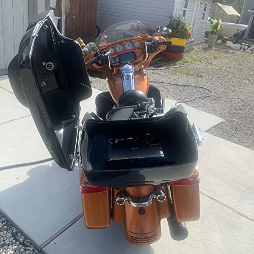 Image of ECOTRIC King Motorcycle Trunk Compatible with 2014-2024 Touring Trunk Tail Box for Harley Touring Models