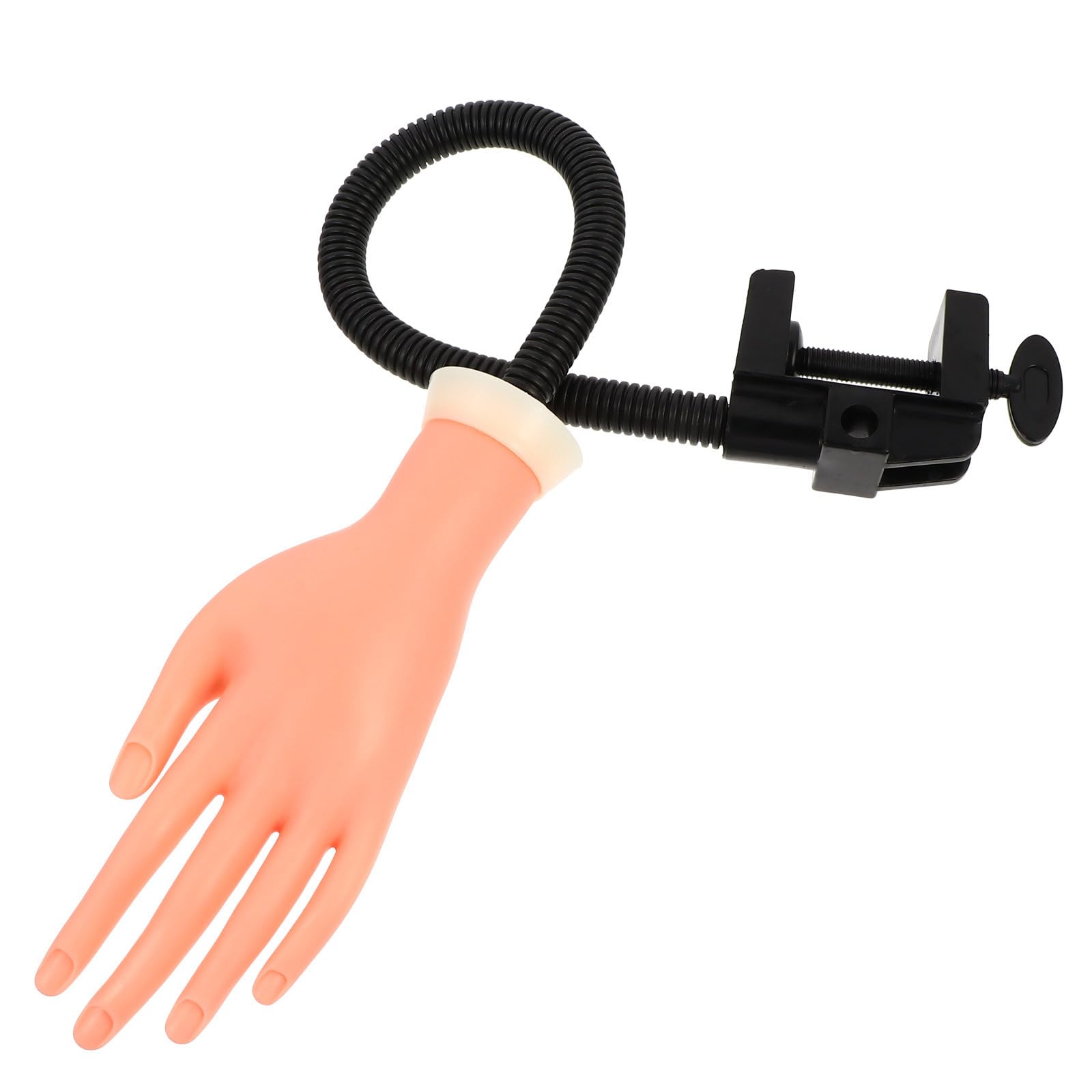 Hohopeti Mano per Pratica Unghie Riutilizzabile in Plastica Leggera Articolazioni Mobili per Formazione Manicure e Design Nail Art