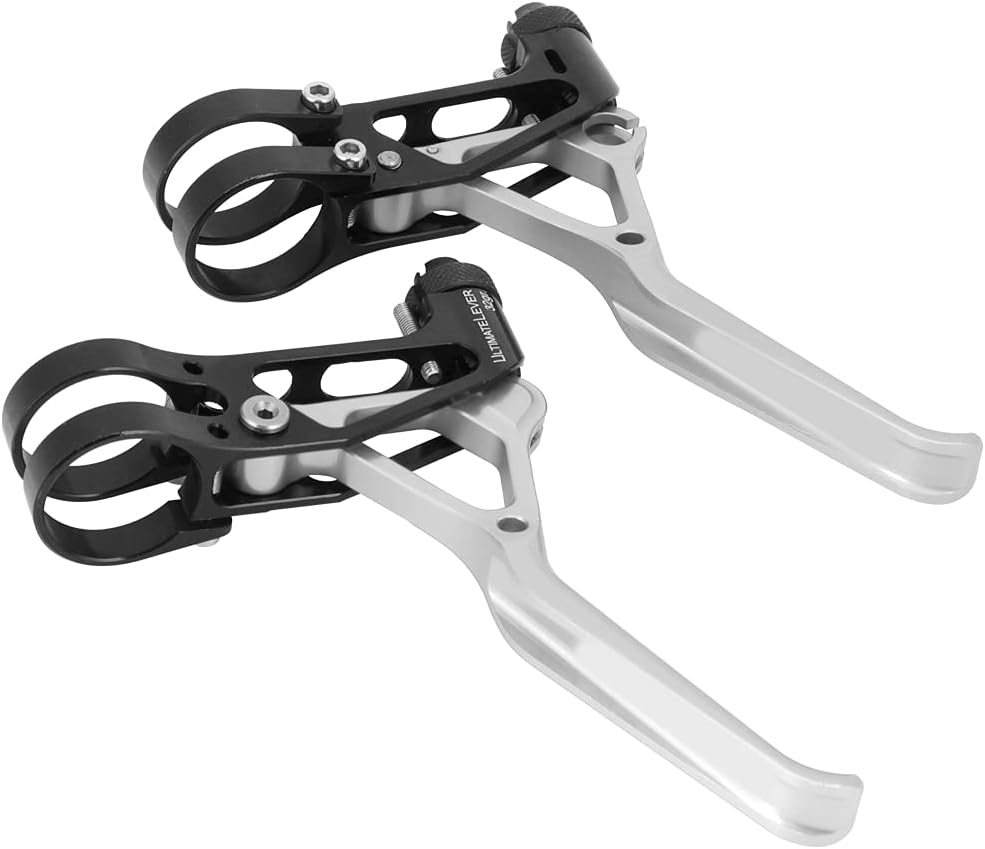 RiToEasysports Ultralight CNC V Brake Handle Lever Cycling Accessory Brake Levers for Folding Road Bike,Durable and Sturdy Brake Parts