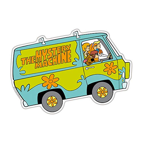 Fan Emblems Mystery Machine Car Decal - Automotive Domed Classic Scooby-Doo