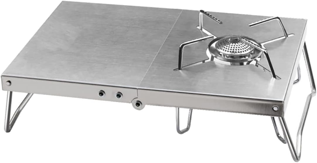 1pc Stainless Steel Camping Burner Stand Folding Stove Rack for - Portable for Outdoor Cooking and Camping