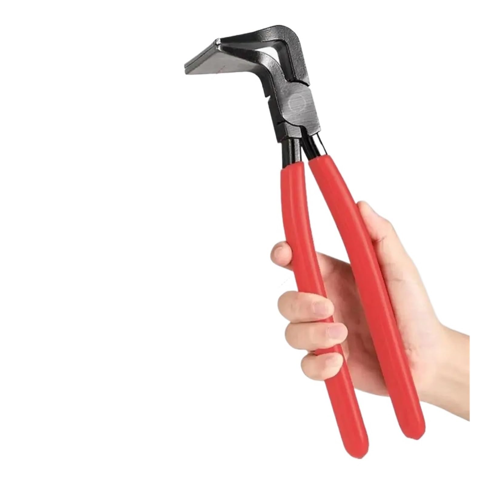 Alicates for doblar chapa de 90° | Mandíbula plana de múltiples ángulos de acero al carbono, herramienta de modelado de metal ergonómica antideslizante