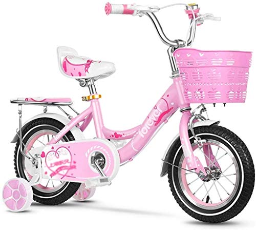 MGE Children Bicycle,Bikes Indoor Exercise Bike for Kids Outdoor Pink Bike Beautiful Princess Bike Girl Exercise Girl Sale