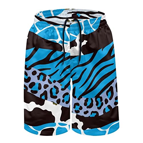 Hawapod Men's Swimming Trunks Short Pink Polka Dots Print Drawstring Quick Dry Bathing Suit Bottoms with Pocket