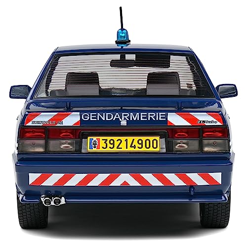Modelo Renault R21 Turbo Gendarmerie 1:18 Solido miniatura 4