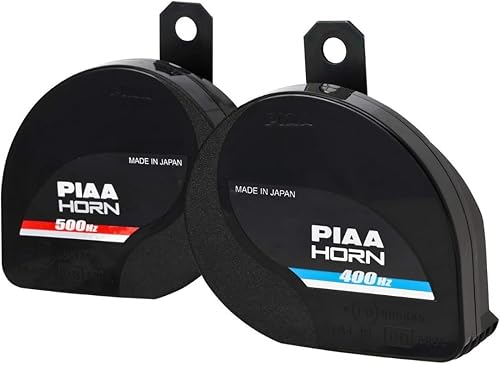 PIAA 85114 Slim Line, kit de bocinas deportivas, 400 Hz + 500 Hz, 112 db