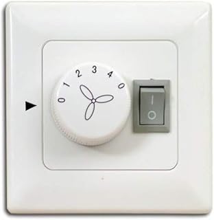 Wentylator sufitowy, przełącznik ścienny z oświetleniem podtynkowym – pasuje do wszystkich producentów