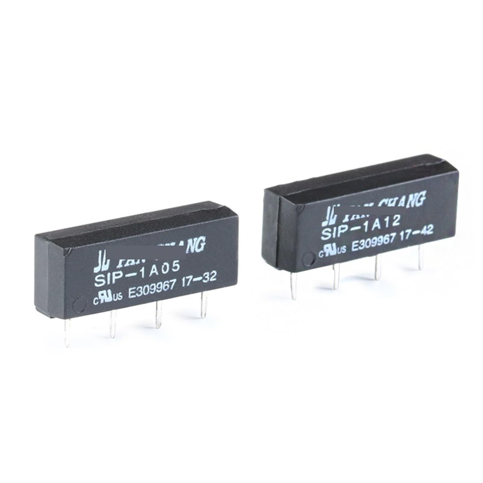 Relé de lengüeta 12V de 4 pines SIP-1A12 interruptor electromagnético DC 7