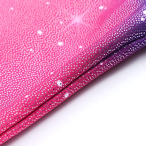 Image of HOZIY Gymnastics Leotards for Girls with Shorts Toddlers Biketards Rainbow Unicorn Dinosaur Mermaid Leopard Flower Galaxy
