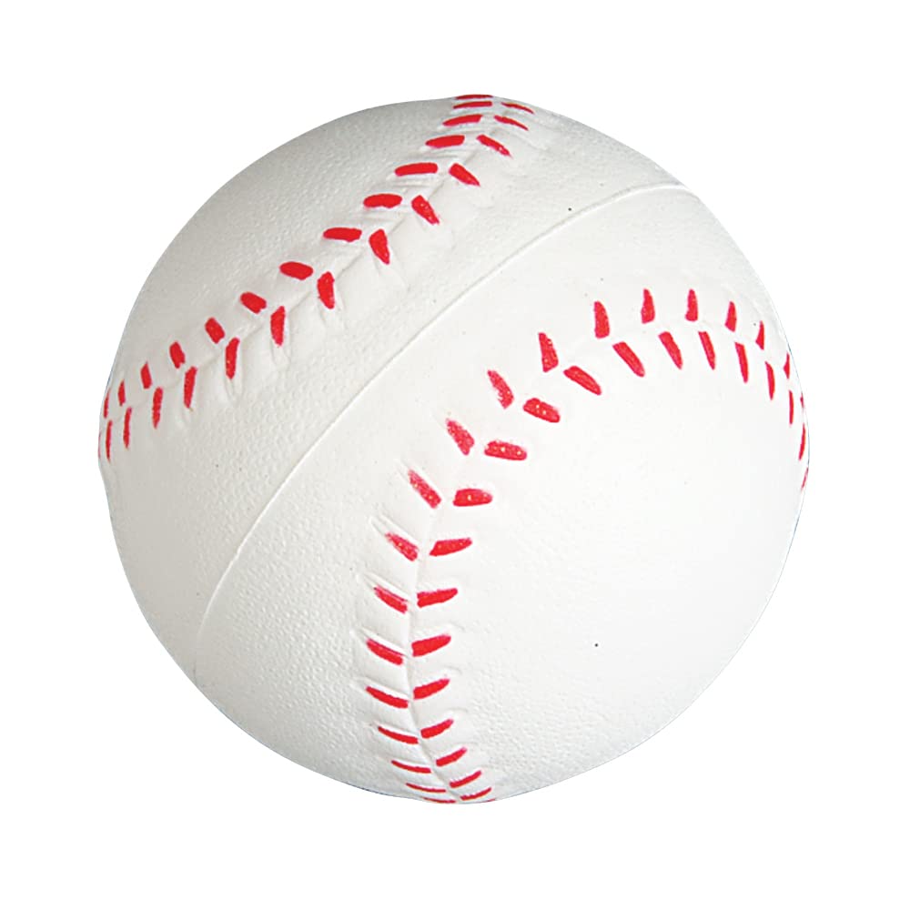 HOWBOUTDIS A Pack of 2 Stress Balls, 2.5 inch Baseball Stress Ball, Foam Stress Ball, Anxiety Reliever, Party Favor, Gift or Stocking Stuffer