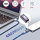 QIANRENON USB C Stecker auf USB B Buchse Drucker Adapter USB Type C auf MIDI Elektronische Instrumente Anschluss 480Mbps 20W 9V2A Aufladung, Al Gehäuse, für Telefon Laptop Drucker E Klaviere, 2Pcs