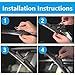 Windshield Wiper Blades Custom Fit for Toyota Highlander 2008-2019/Lexus GX460 2012-2021 Black Car Rain Wipers Replacement for Windscreen 26+20 Inch 2 Packs
