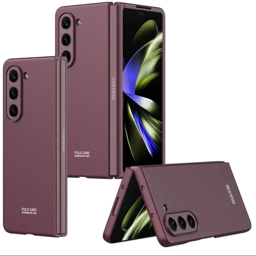 Image of MILLION CASES Back Cover Case for Samsung Galaxy Z Fold6 Shockproof Protective Ultra Thin Hard Back Shell Case(Black)