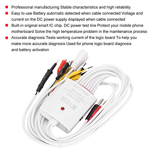 Cable de prueba de energía con IC inteligente Cocoarm W103A y protección de placa 7