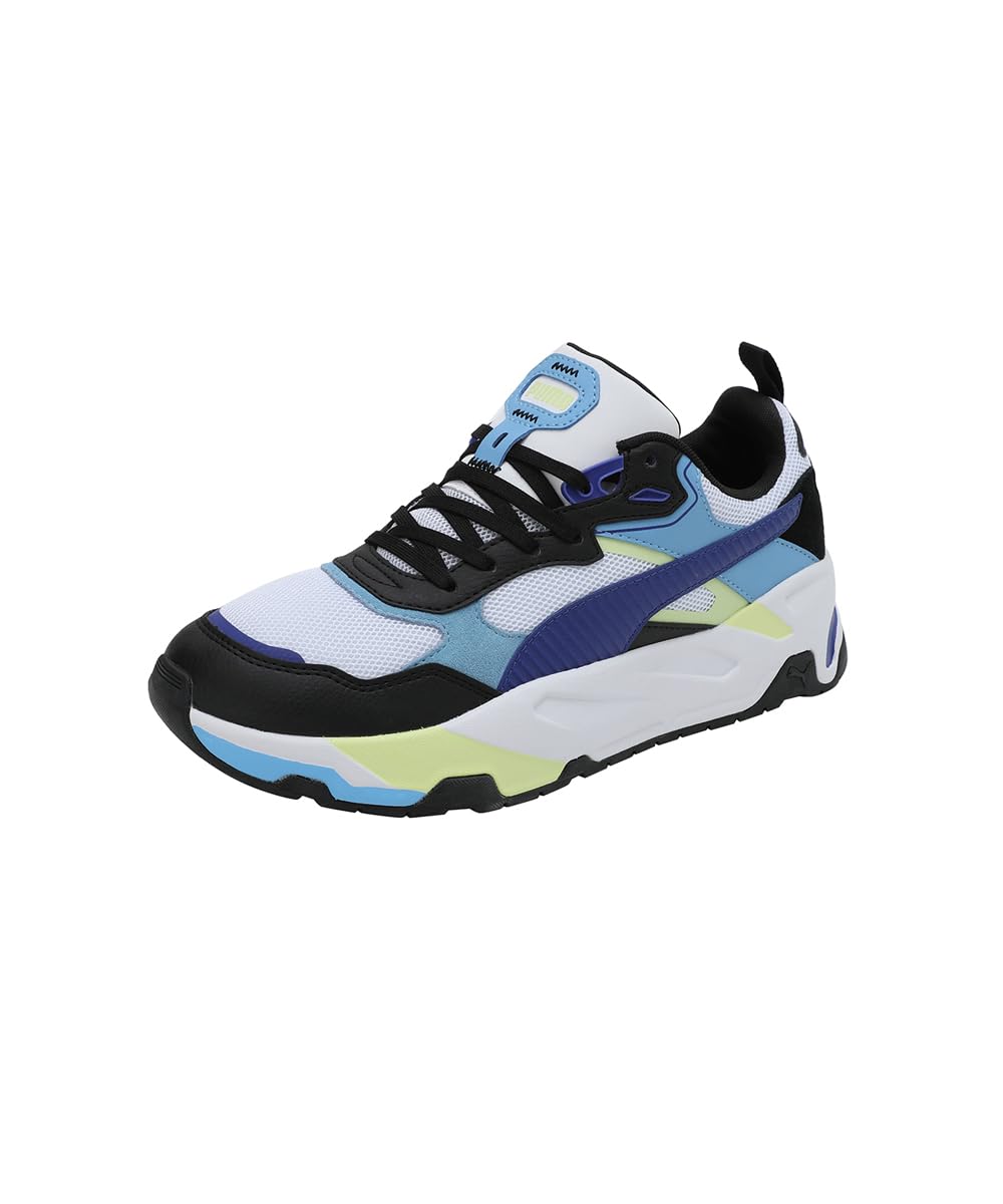 Puma Mens Trinity White-Lapis Lazuli-Black-Team Light Blue Sneaker - 8 UK (38928935) (B0D6SRVWY2) Amazon Price History, Amazon Price Tracker