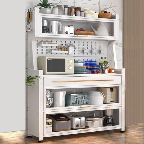 Librerias Blancas con Puertas y Cajones Marca Genérico