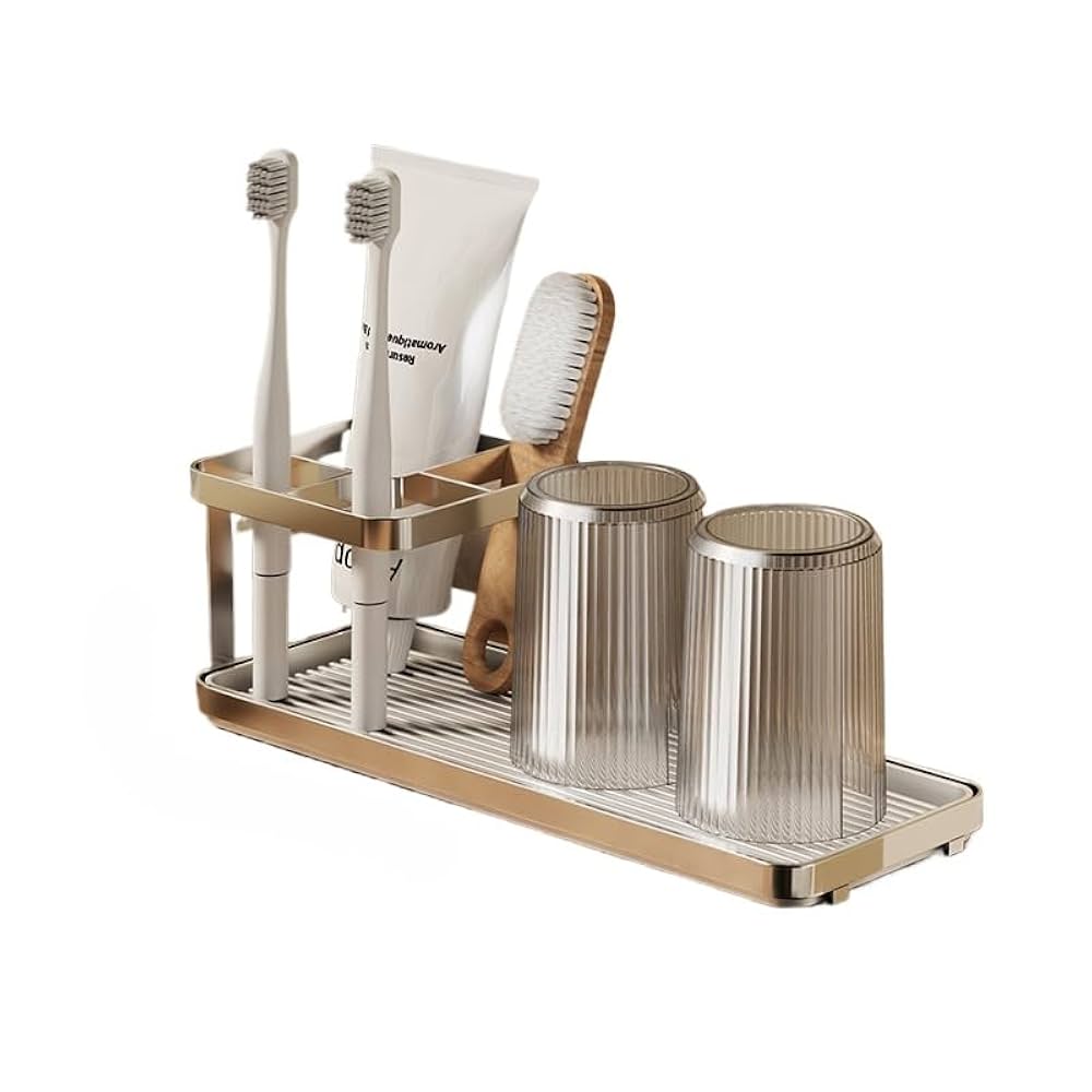 Amazon｜歯ブラシスタンド 置き型 防錆 歯ブラシホルダー 大容量