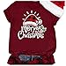 Damen T-Shirt Kurzarm Weihnachten Shirt mit Weihnachtsbaum Print Causal Oberteil Bluse Tops Tshirt Damen Rundhals Weihnachts-T-Shirts Weihnachts-Tops