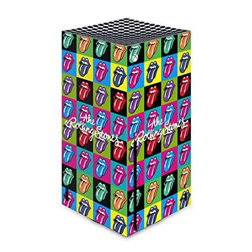 Head Case Designs sous Licence Officielle The Rolling Stones Pop Art Langue Logo Art Vinyle Autocollant De Jeu Peau Autocollant Couverture Compatible avec Xbox Series X Console