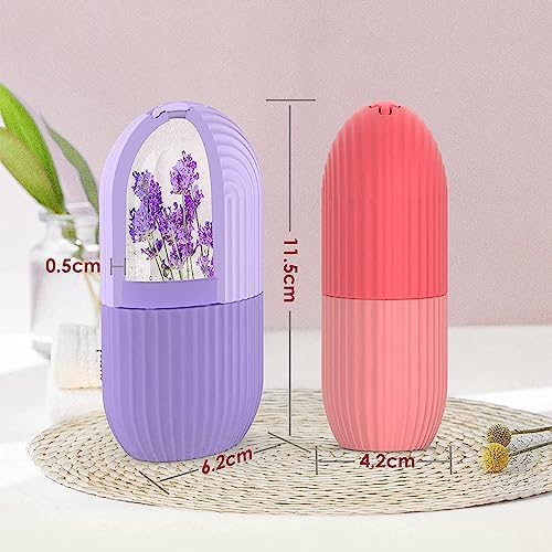 SWASCO Ice Roller for Face Reusable Silicone Facial Cube for Men & Wome |Ice Massager for Puffy Eyes, Dark Circles, Glowing Skin, Neck & Eye Massage | Skin Care Tool 1 PCS 1