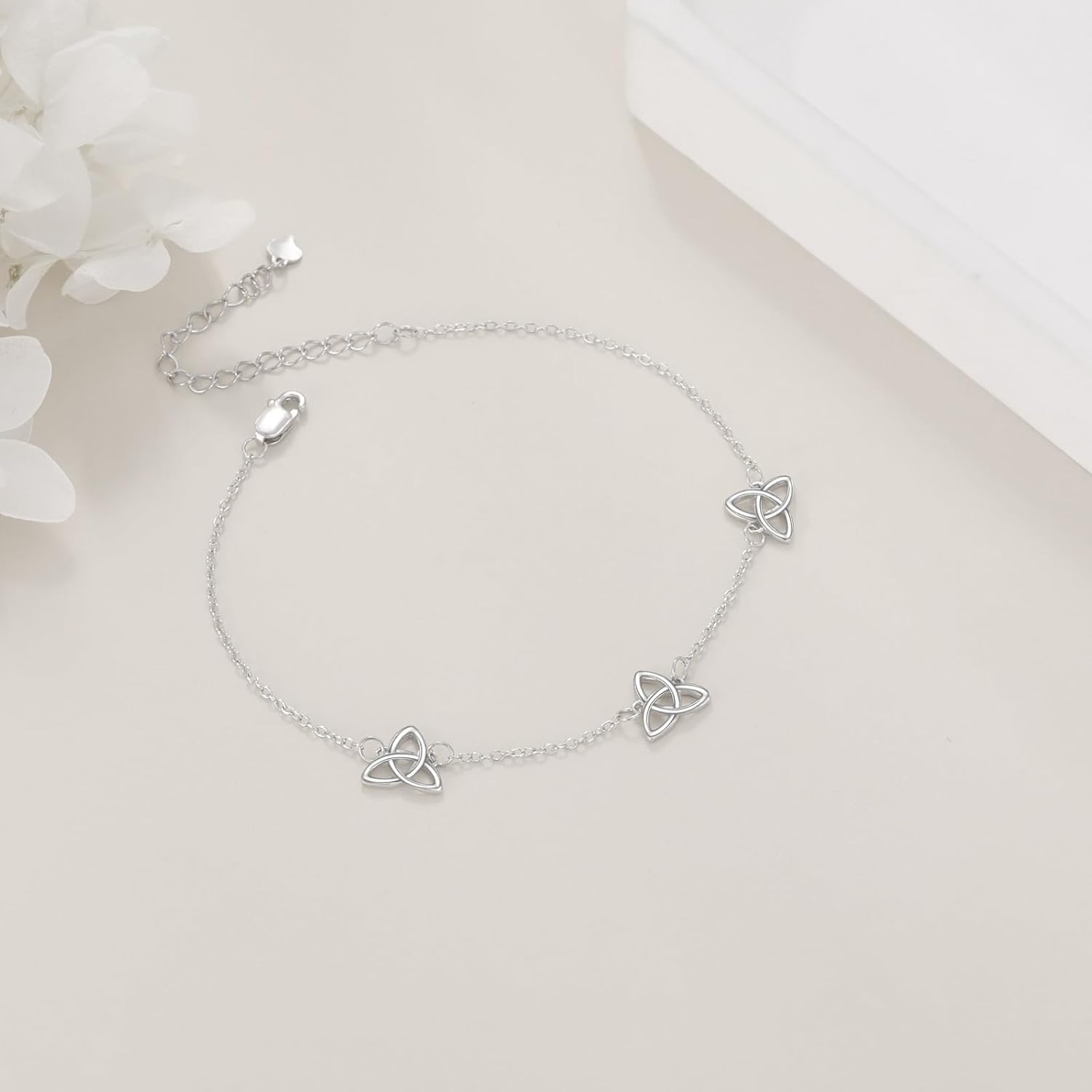 VONALA Celtic Knot Bracelet for Women 925 Sterling Silver Irish Celtic Bracelet Jewelry Gifts for Her - Image 5