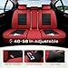 Coverado Car Seat Covers Full Set, Seat Covers for Cars, Front Seat Covers and Back Seat Cover Waterproof Leather Automotive Seat Cover, Universal Car Interior Protectors Cushion for Most Cars