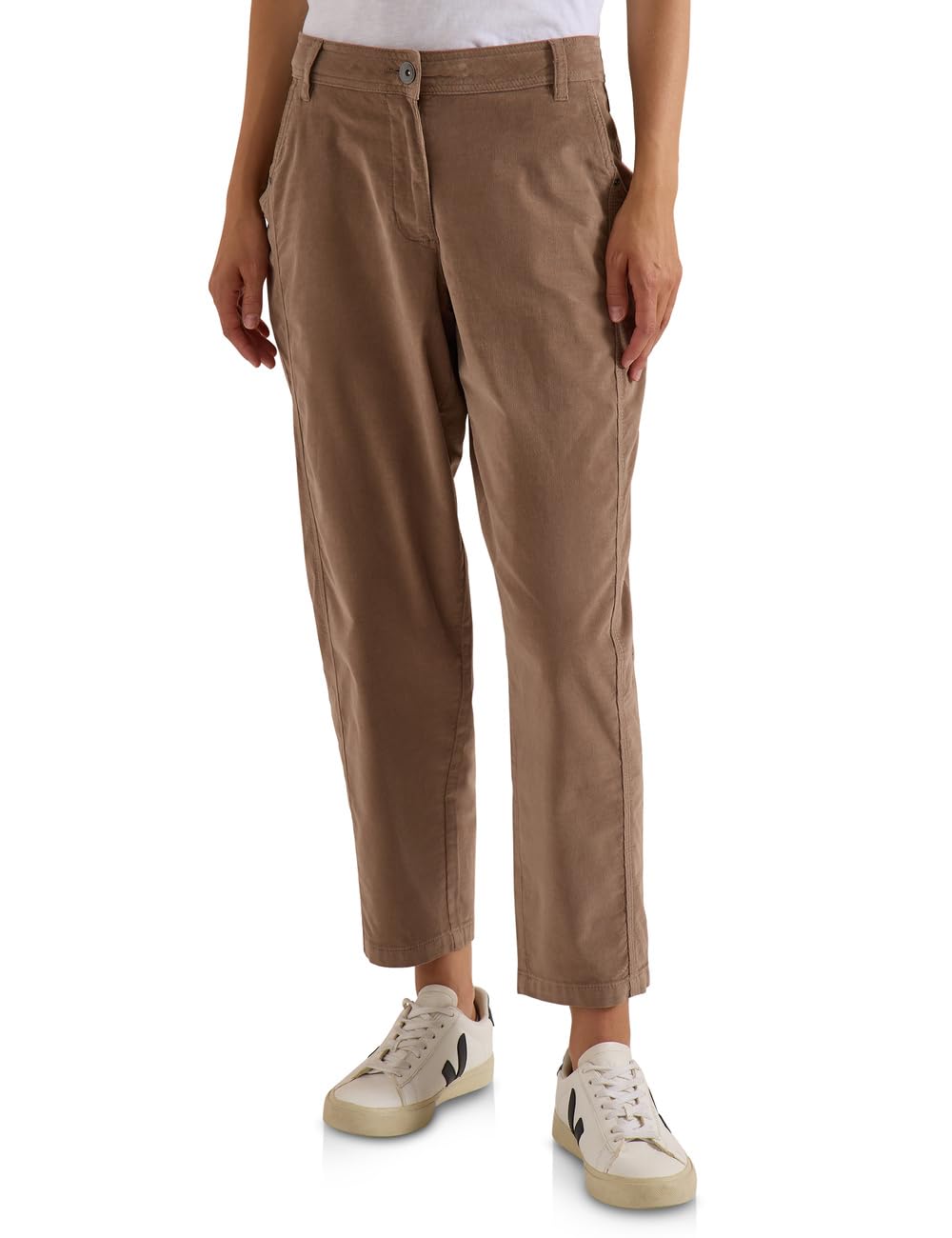 Cecil Damen Mid Waist Barrel Leg Hose im Casual Fit 3818649