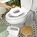 Summer Infant by Ingenuity My Size Potty Pro in White, Toddler Potty Training Toilet, Lifelike Flushing Sound, for Ages 18 Months+, Up to 50 Pounds