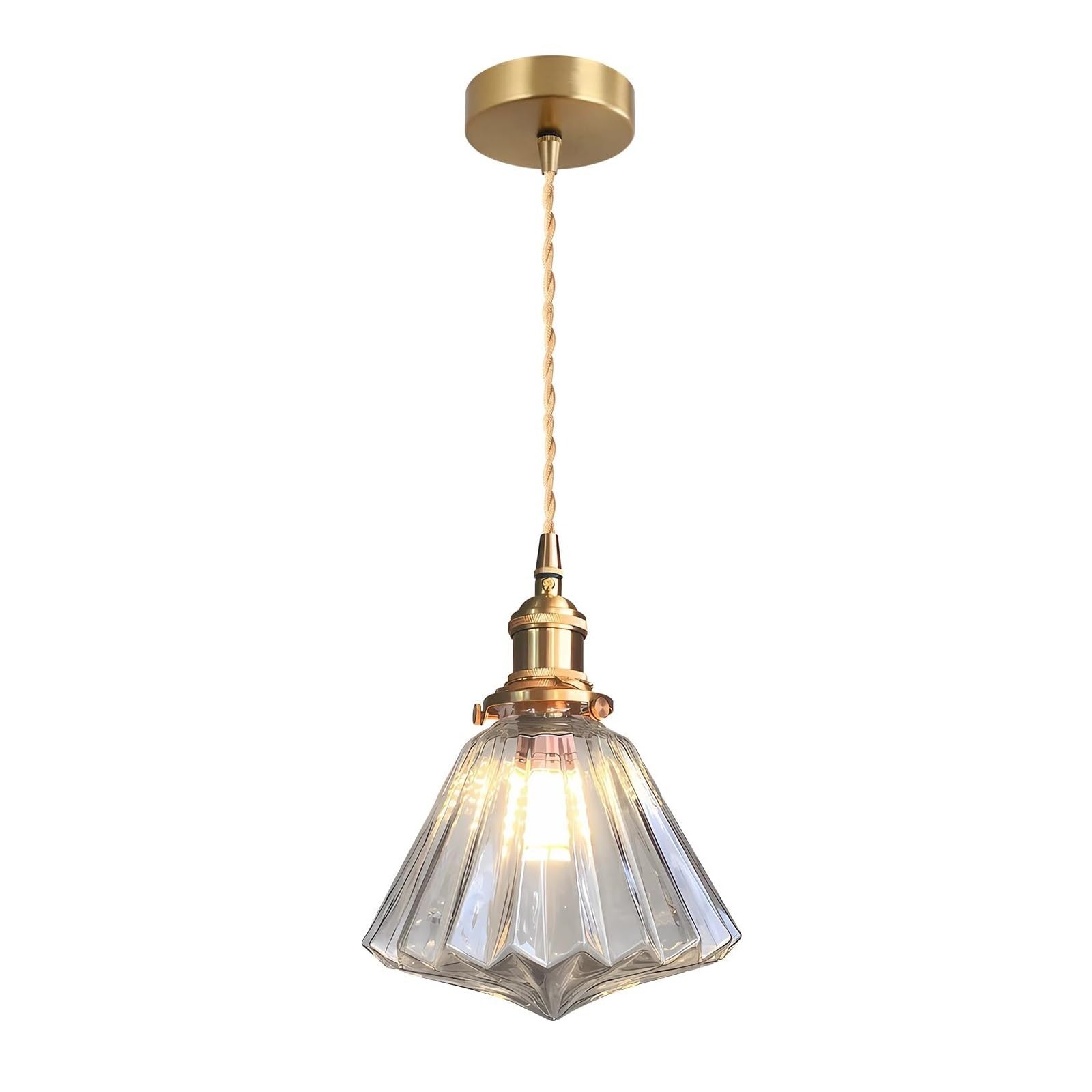 Lampadario vintage a forma di mini diamante Robusto