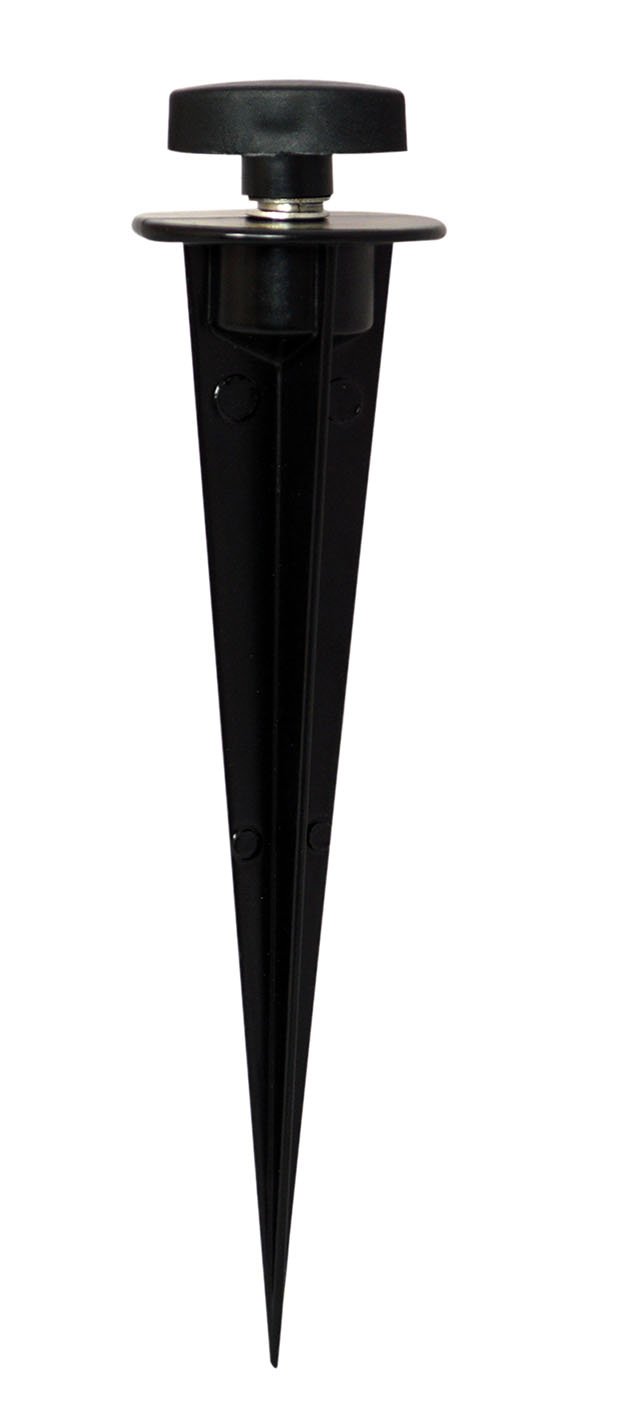 Tibelec 351020 Universal Stake for Projector Aluminium, Black, 175 mm, 175mm