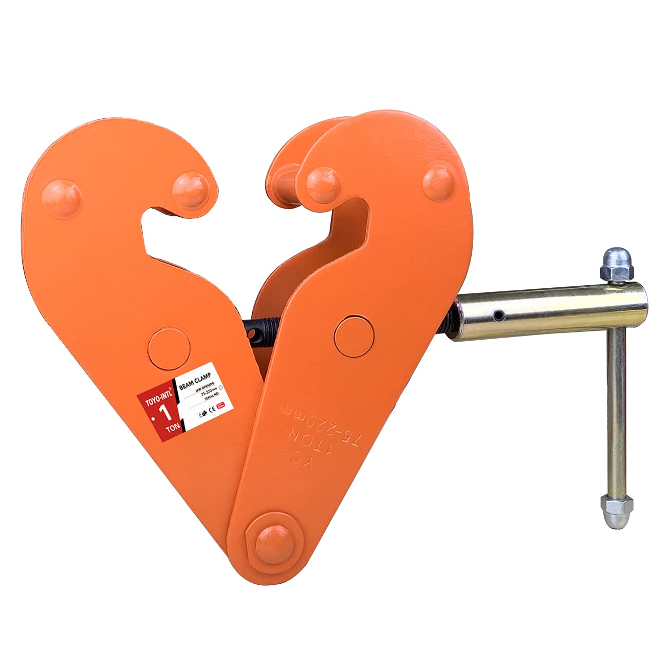 Buy TOYOINTL Vertical Beam Clamp 2200lbs/1 ton Capacity 39Inch