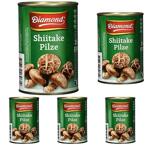 Diamond Shiitake/Tonko Pilze (1 x 156 g) (Packung mit 5)