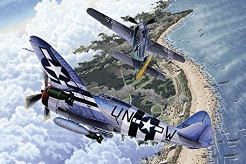 Maquette Fw190A-8 & P-47D Academy coffret double 12513, idée cadeau pour collectionneur