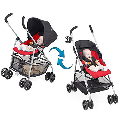 Urbini Reversi Stroller, Red by Urbini 