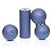 BODYMATE Set con Rodillo miofascial Mini 15 cm Largo x 6 cm diámetro, Bola 8 cm diámetro y Bola Doble 8 cm diámetro